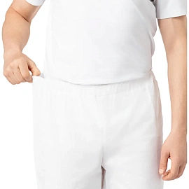 Костюм пекаря у05-КБР (КР) белый бязь с коротким рукавом и карманом (142 г/кв.м, размер 44-46, рост 170-176)