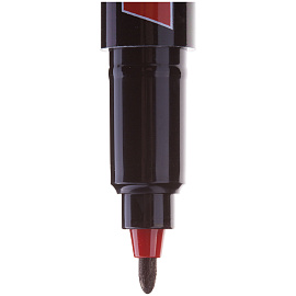 Маркер перманентный Berlingo "Multiline PE100" красный, пулевидный, 1мм фото Маркер перманентный Berlingo "Multiline PE100" красный, пулевидный, 1мм