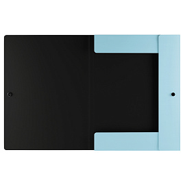 Папка на кнопке Berlingo "Instinct" А4, пластик, 600мкм, аквамарин