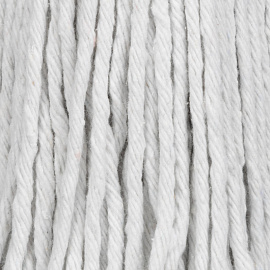 Насадка МОП для верёвочной швабры York Макси хлопок/полиэстер 21x15 см белая