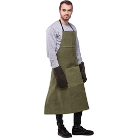 Фартук брезентовый хаки 96х104 см