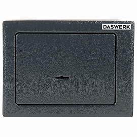 Сейф мебельный DASWERK (ДАСВЕРК) SC-170KL (170х230х170 мм), ключевой замок, графит, 291337