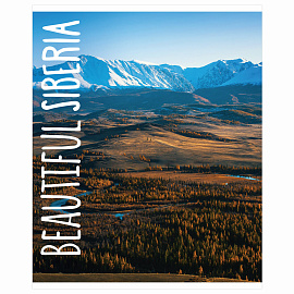 Тетрадь А5, 48 л., BRAUBERG, скоба, клетка, обложка картон, ПРИРОДА, 403031