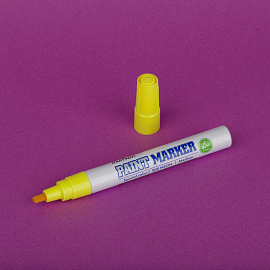 Маркер-краска Munhwa желтая, 4,5мм, "Neon", нитро-основа фото Маркер-краска Munhwa желтая, 4,5мм, "Neon", нитро-основа