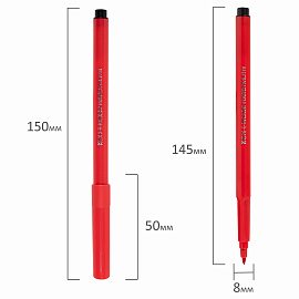 Фломастеры KOH-I-NOOR, 18 цветов, смываемые, трехгранные, пластиковая упаковка, европодвес, 771002AH04TERU