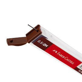 Грифели для механических карандашей Faber-Castell "Polymer", 12шт., 0,5мм, 2H фото Грифели для механических карандашей Faber-Castell "Polymer", 12шт., 0,5мм, 2H
