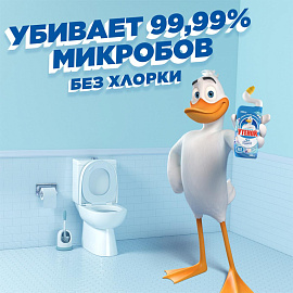 Средство для сантехники чистящее Туалетный утёнок 0.9 л для уборки туалета фото Средство для сантехники чистящее Туалетный утёнок 0.9 л для уборки туалета