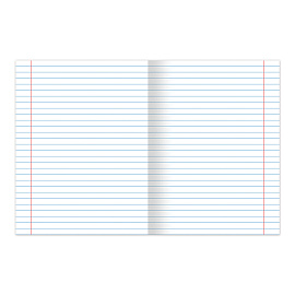 Тетрадь 12 л. ЮНЛАНДИЯ линия, обложка картон, "АВТО-КЛАСС", 105634