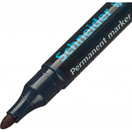 Маркер перманентный Schneider Maxx 130 синий (толщина линии 1-3 мм) круглый наконечник