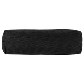 Пенал-тубус ПИФАГОР на молнии, текстиль, черный, 20х5 см, 104390