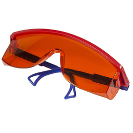 Очки защитные открытые универсальные РОСОМЗ О37 Universal Titan оранжевые (13712)