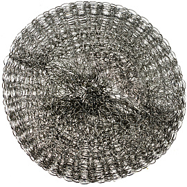 Губка для посуды OfficeClean, металлическая, 9*3см, 1шт. фото Губка для посуды OfficeClean, металлическая, 9*3см, 1шт.