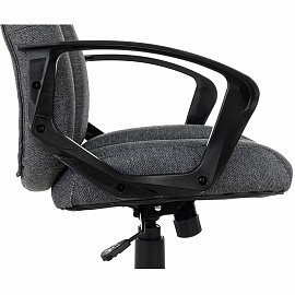 Кресло для руководителя Бюрократ T-898/3C1GR серое (ткань, пластик)