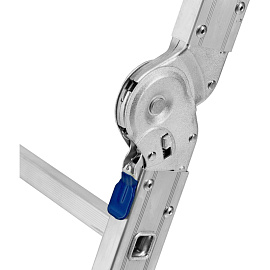 Лестница-трансформер Сибртех алюминиевая четырехсекционная 4x4 ступени (97882)