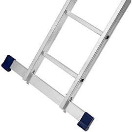 Лестница-трансформер Сибртех алюминиевая четырехсекционная 4x4 ступени (97882)