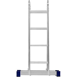 Лестница-трансформер Сибртех алюминиевая четырехсекционная 4x4 ступени (97882)