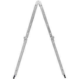 Лестница-трансформер Сибртех алюминиевая четырехсекционная 4x4 ступени (97882)