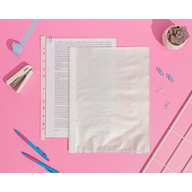 Файл-вкладыш Attache А4 50 мкм прозрачный гладкий 50 штук в упаковке