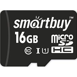 Карта памяти 16 ГБ microSDHC SmartBuy SB16GBSDCL10-01 Class 10