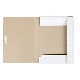 Папка для бумаг с завязками немелованная