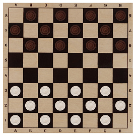 Настольная игра Три совы Шашки деревянные фото Настольная игра Три совы Шашки деревянные