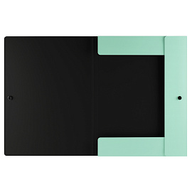 Папка на кнопке Berlingo "Instinct" А4, пластик, 600мкм, мятный