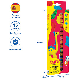 Пластилин на растительной основе Jovi 15 цветов 255 г фото Пластилин на растительной основе Jovi 15 цветов 255 г