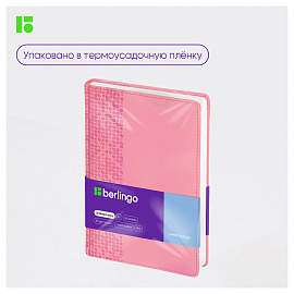 Ежедневник недатированный, А5, 160л., кожзам, Berlingo "Vivella Prestige", розовый фото Ежедневник недатированный, А5, 160л., кожзам, Berlingo "Vivella Prestige", розовый