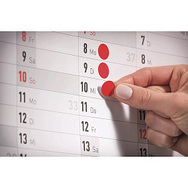 Этикетки самоклеящиеся Avery Zweckform точки ассорти d 12 мм (54 штуки на листе, 5 листов в упаковке, артикул производителя 3088)