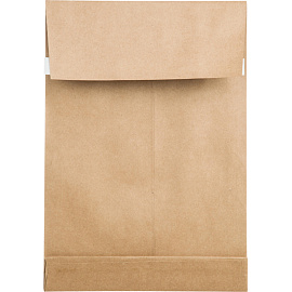 Пакет С4 (229x324 мм) из крафт-бумаги 130 г/кв.м стрип до 250 листов (200 штук в упаковке)