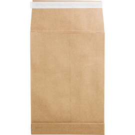 Пакет С4 (229x324 мм) из крафт-бумаги 130 г/кв.м стрип до 250 листов (200 штук в упаковке)