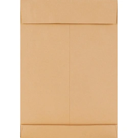 Пакет E4 (280x400 мм) из крафт-бумаги 140 г/кв.м стрип (100 штук в упаковке)