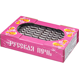 Печенье песочное в глазури Русская печь Полоска Александровская со сгущенным молоком 325 г