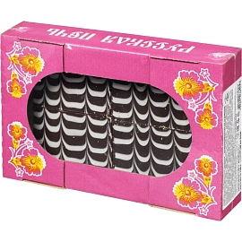 Печенье песочное в глазури Русская печь Полоска Александровская со сгущенным молоком 325 г