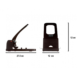 Дырокол мощный Attache (Attache Economy) до 100 листов черный