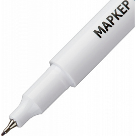 Маркер перманентный Attache синий (толщина линии 0,5 мм) игольчатый наконечник