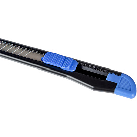 Нож канцелярский Attache с фиксатором черный корпус (ширина лезвия 9 мм)