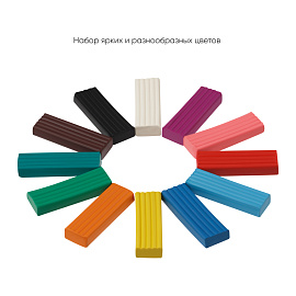 Пластилин Гамма "Мультики", 12 цветов, 240г, со стеком, картон. упаковка фото Пластилин Гамма "Мультики", 12 цветов, 240г, со стеком, картон. упаковка