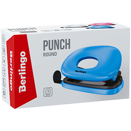 Дырокол Berlingo "Round" 10л., пластиковый, розовый фото Дырокол Berlingo "Round" 10л., пластиковый, розовый