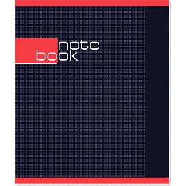 Тетрадь общая Attache Note Book А5 48 листов в клетку на скрепке (УФ-сплошной глянцевый лак)