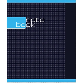 Тетрадь общая Attache Note Book А5 48 листов в клетку на скрепке (УФ-сплошной глянцевый лак)