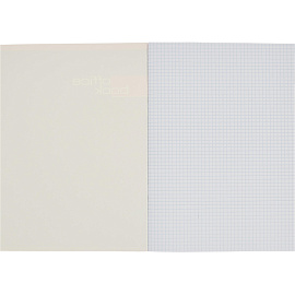 Тетрадь общая Attache А4 60 листов в клетку на скрепке ( УФ-сплошной глянцевый лак)