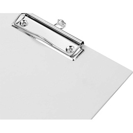 Папка-планшет с зажимом Комус A4 белая