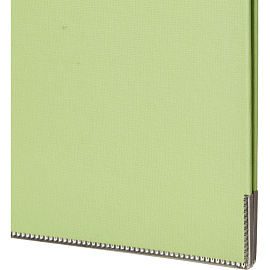 Папка-регистратор Комус Экономи 50 мм салатовая бумвинил/бумага с защитным уголком