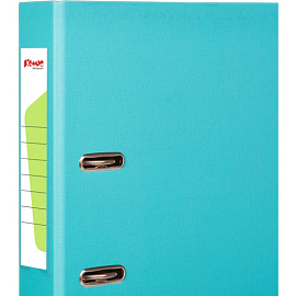 Папка-регистратор Комус Экономи 50 мм бирюзовая бумвинил/бумага