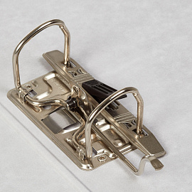 Папка-регистратор Комус Экономи 50 мм белая бумвинил/бумага с защитным уголком