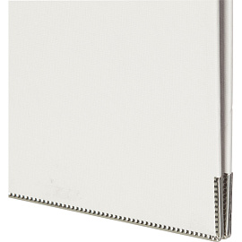 Папка-регистратор Комус Экономи 50 мм белая бумвинил/бумага с защитным уголком