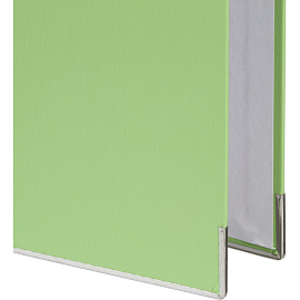 Папка-регистратор Комус Экономи 75 мм лайм бумвинил/бумага с защитным уголком