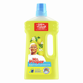 Средство для мытья пола Mr. Proper Лимон 1 л фото Средство для мытья пола Mr. Proper Лимон 1 л