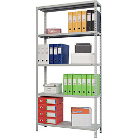 Стеллаж металлический Практик MS (5 полок, 1000х300х2000 мм)